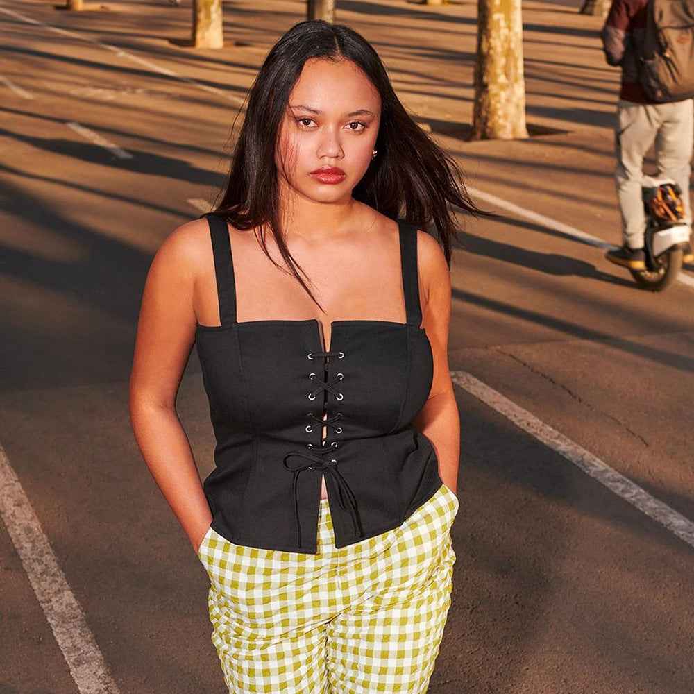 Sexy Spring Summer Camisole Sexy Cropped Strap Top Women Clothing