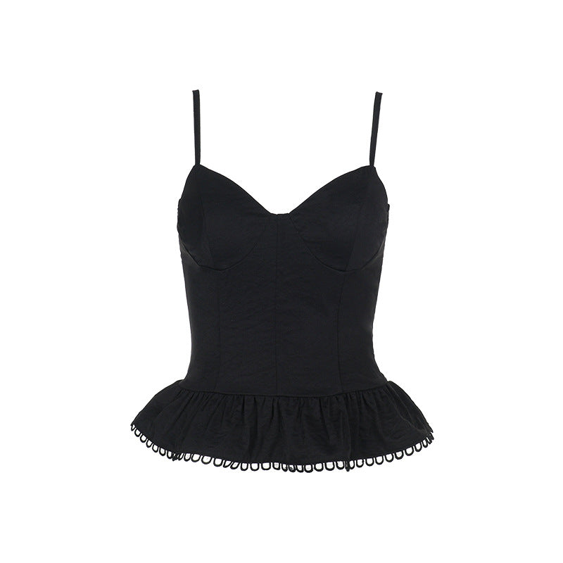 Sexy Waist Strap Top Summer Tube Top Sexy Vest - ALZO