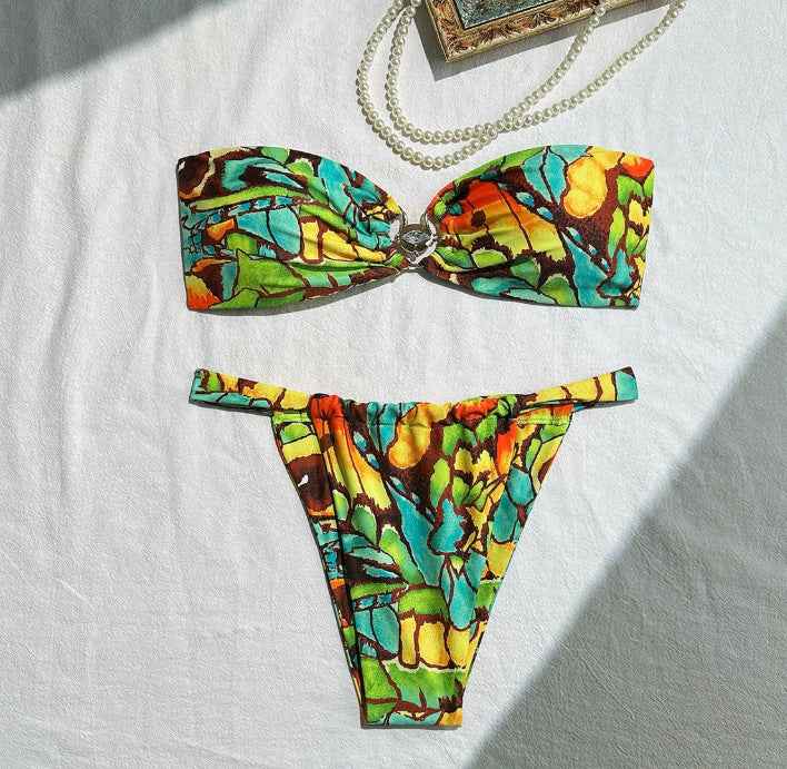 Ladies Swimsuit Bikini Tube Top Sexy Swimsuit